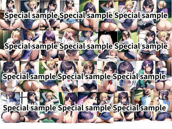 サンプル画像2:女子校生にバック責めフェラのメス汁とオス汁がドバつくセックス昼休み画像500枚(AIJK女学園) [d_334264]