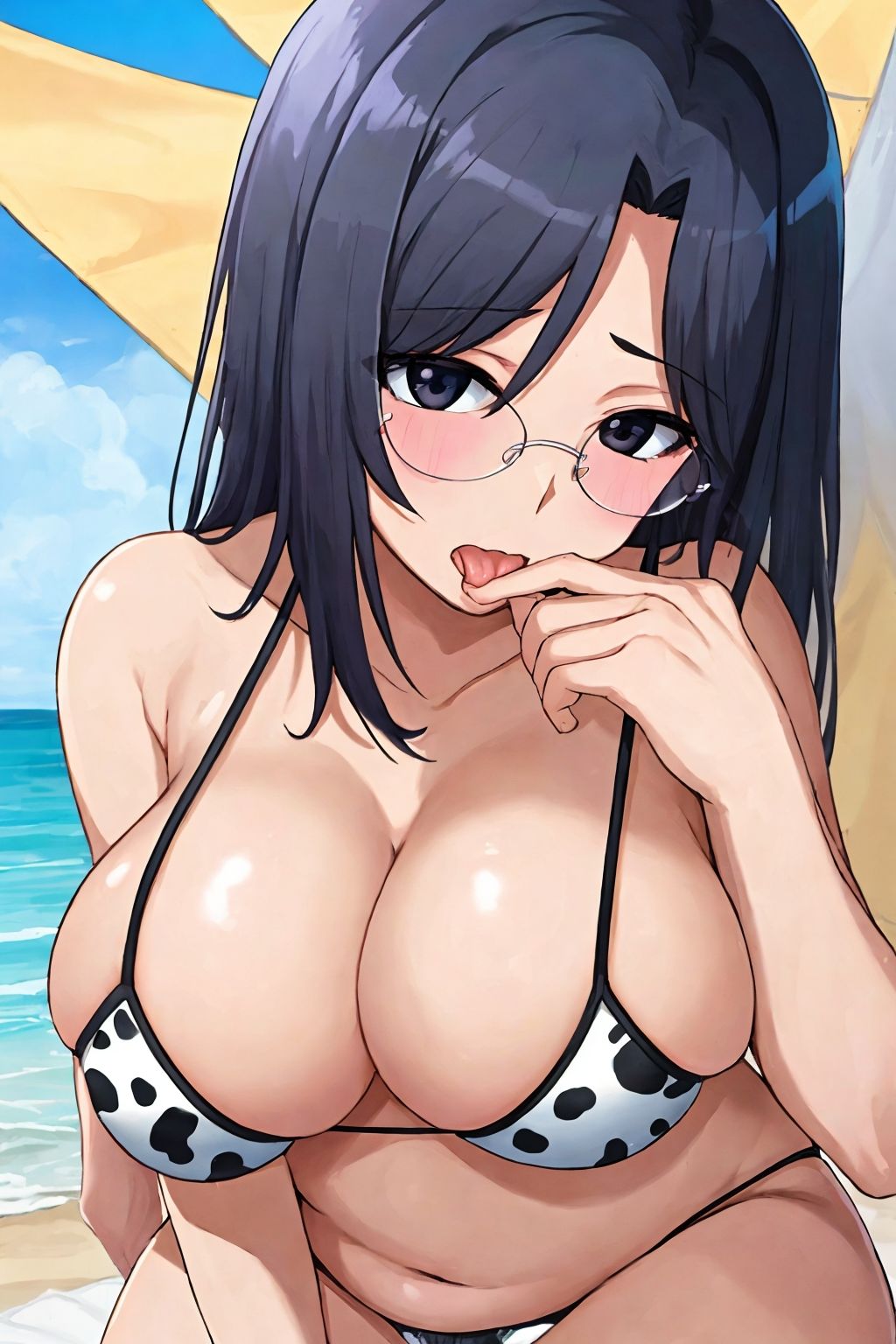 サンプル画像1:とある痴女の超電マ砲 固法◯偉ビーチ編(ディスプレイタオル) [d_334320]