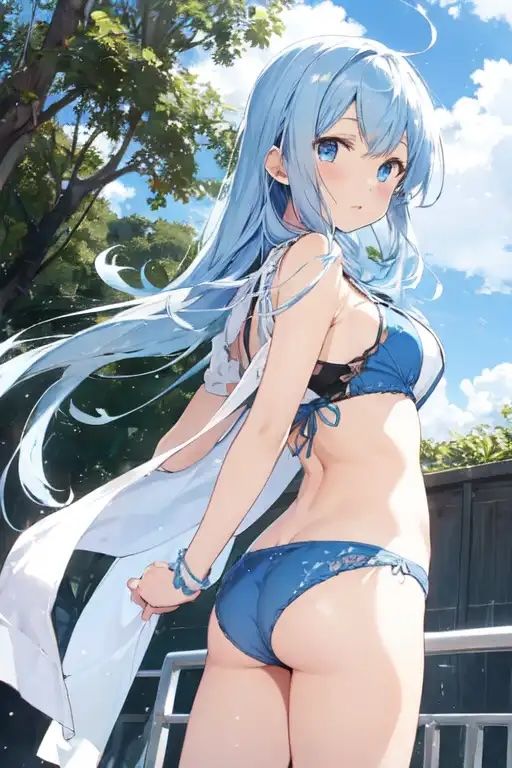 サンプル画像2:虹かけ誌 艦隊〇れくしょん イラスト集9 五月雨 イヤンなグラビアを、お見せします！(九情承太郎商店) [d_334348]