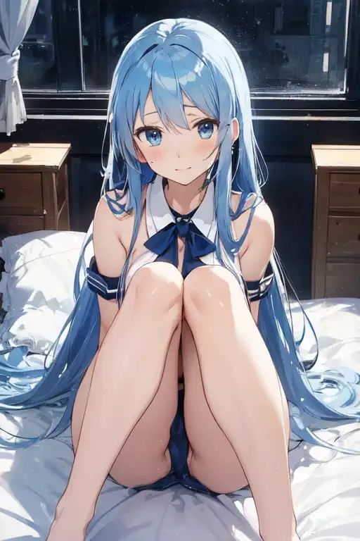 サンプル画像6:虹かけ誌 艦隊〇れくしょん イラスト集9 五月雨 イヤンなグラビアを、お見せします！(九情承太郎商店) [d_334348]