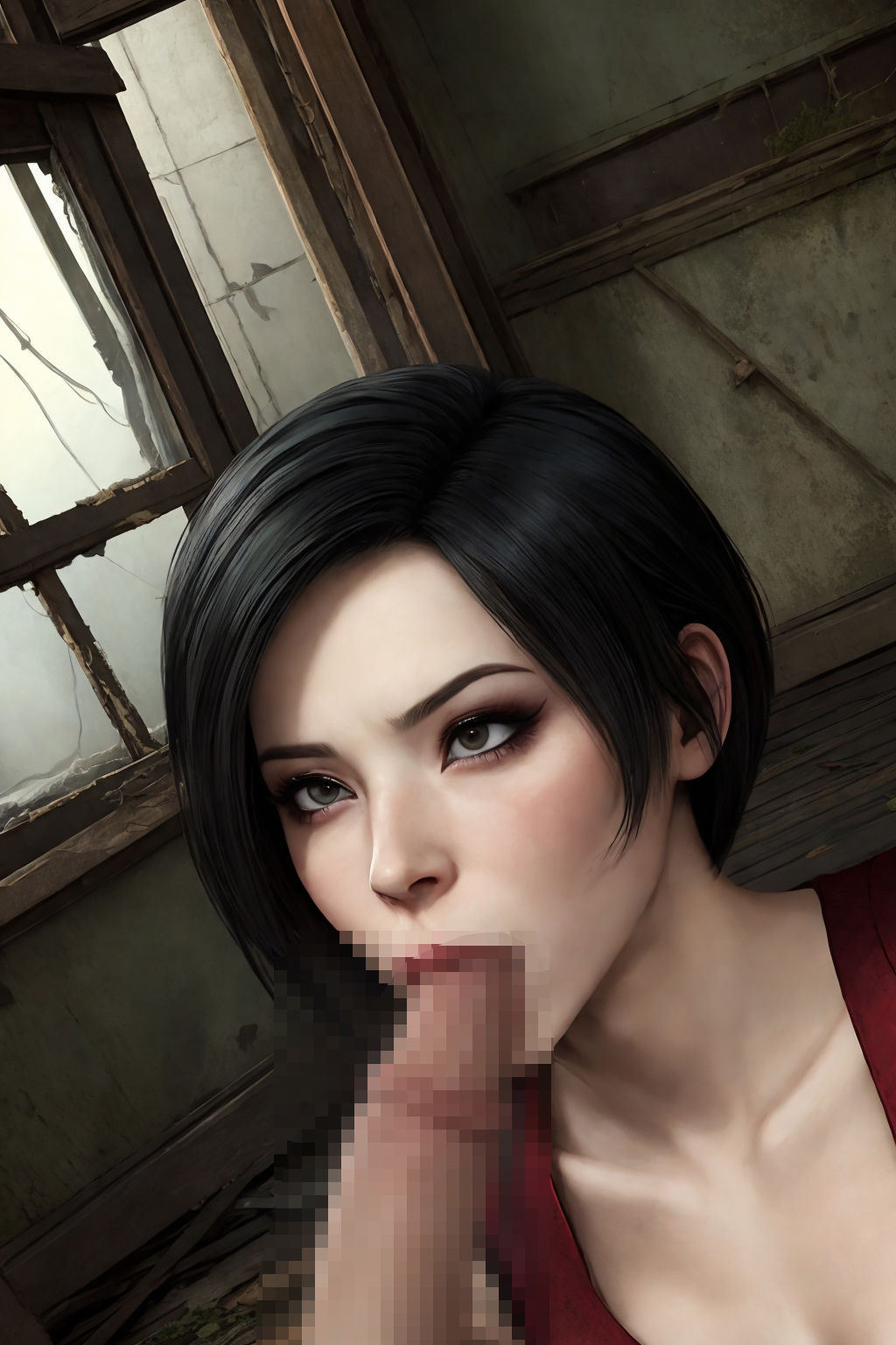 サンプル画像4:バイオハザー〇エ〇ダ、人間とSEX(AI美人クラブ) [d_334388]