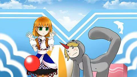 サンプル画像3:東方M-1ぐらんぷりEX 博麗神社漫才夏祭り！(あ〜るの〜と) [d_334403]