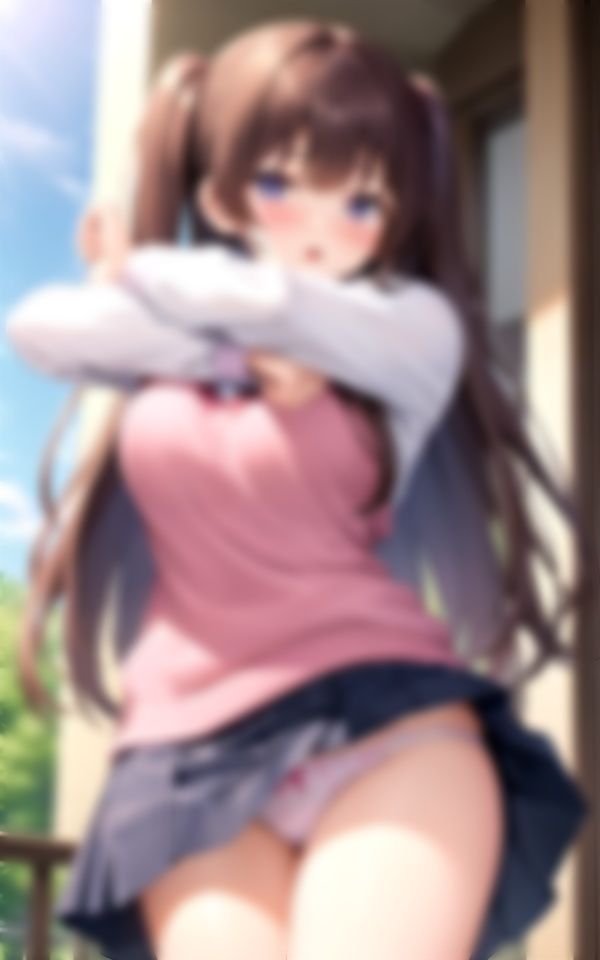 サンプル画像2:大ボリューム！！！制服からチラリと自慢のパンツを見せてくれる天使たち(あいデジタル出版) [d_334517]