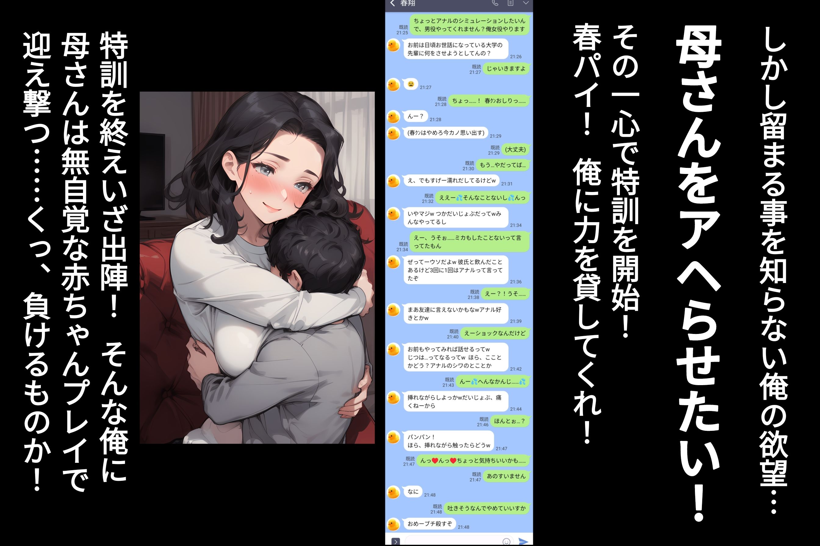 サンプル画像4:母さんとカレカノになったので熟れた肉体を再開発してみた(mamaya) [d_334537]