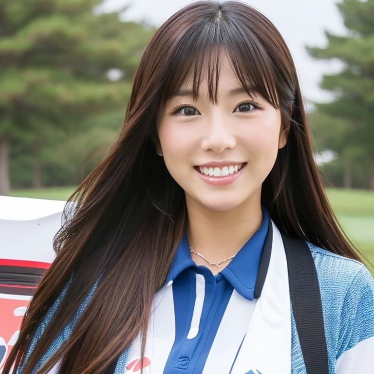 サンプル画像1:AI美女グラビア写真集 キャディ編(シニアマン) [d_334652]