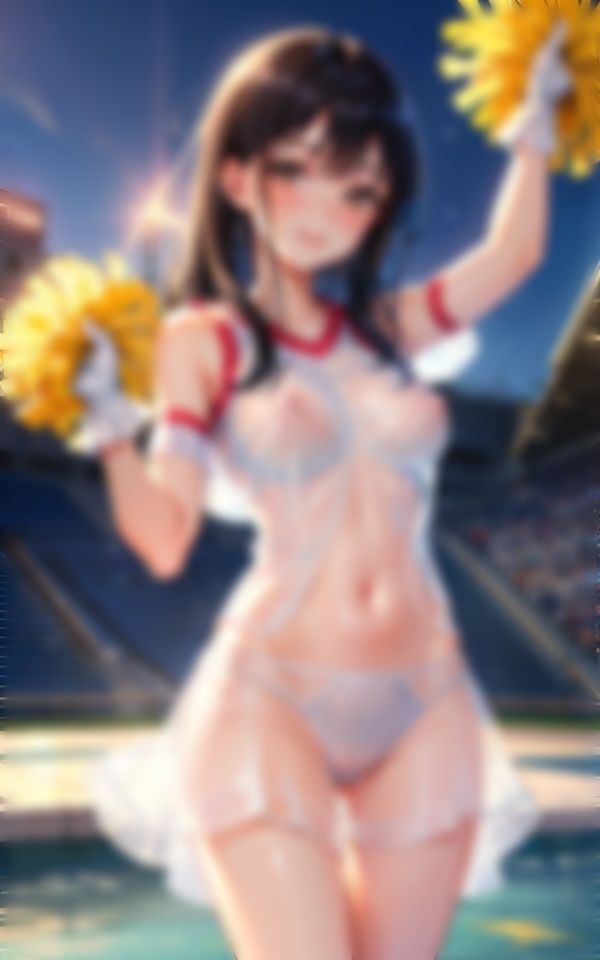 サンプル画像2:雨でぬれちゃったけど一生懸命応援するねっ3(panpanyama1) [d_334655]