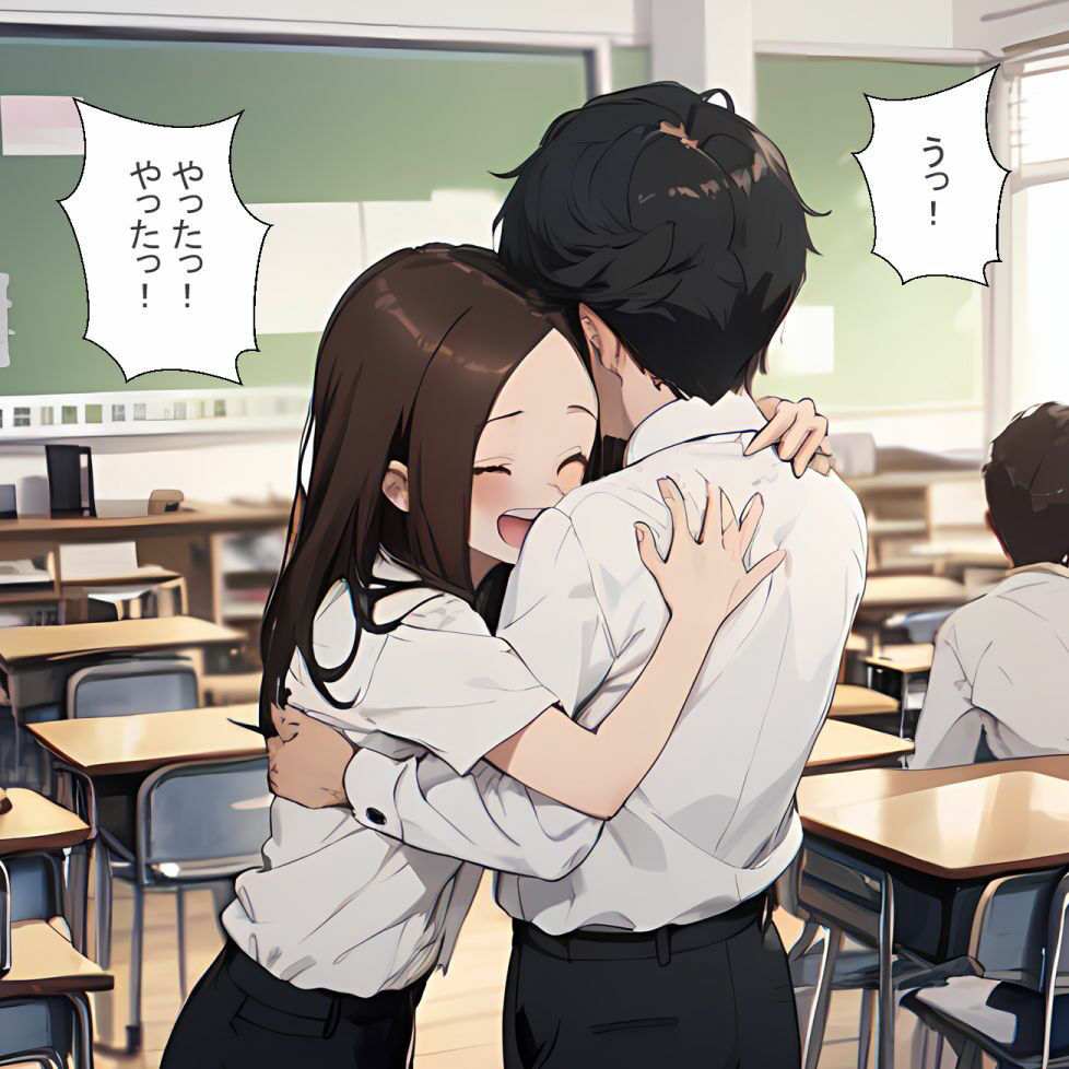 サンプル画像4:教育実習生の高木さん(鮫島猛) [d_334723]