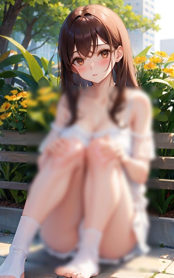 サンプル画像3:なんかエッチだね 〜しゃがみパンチラ少女〜(ミルクキング2) [d_334735]