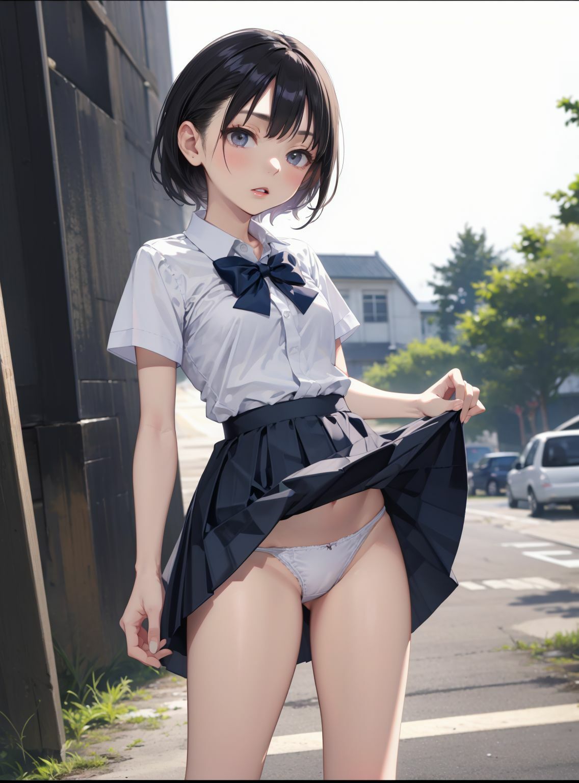 サンプル画像2:パンチラ女子〇生10(川瀬と遊園地) [d_334745]