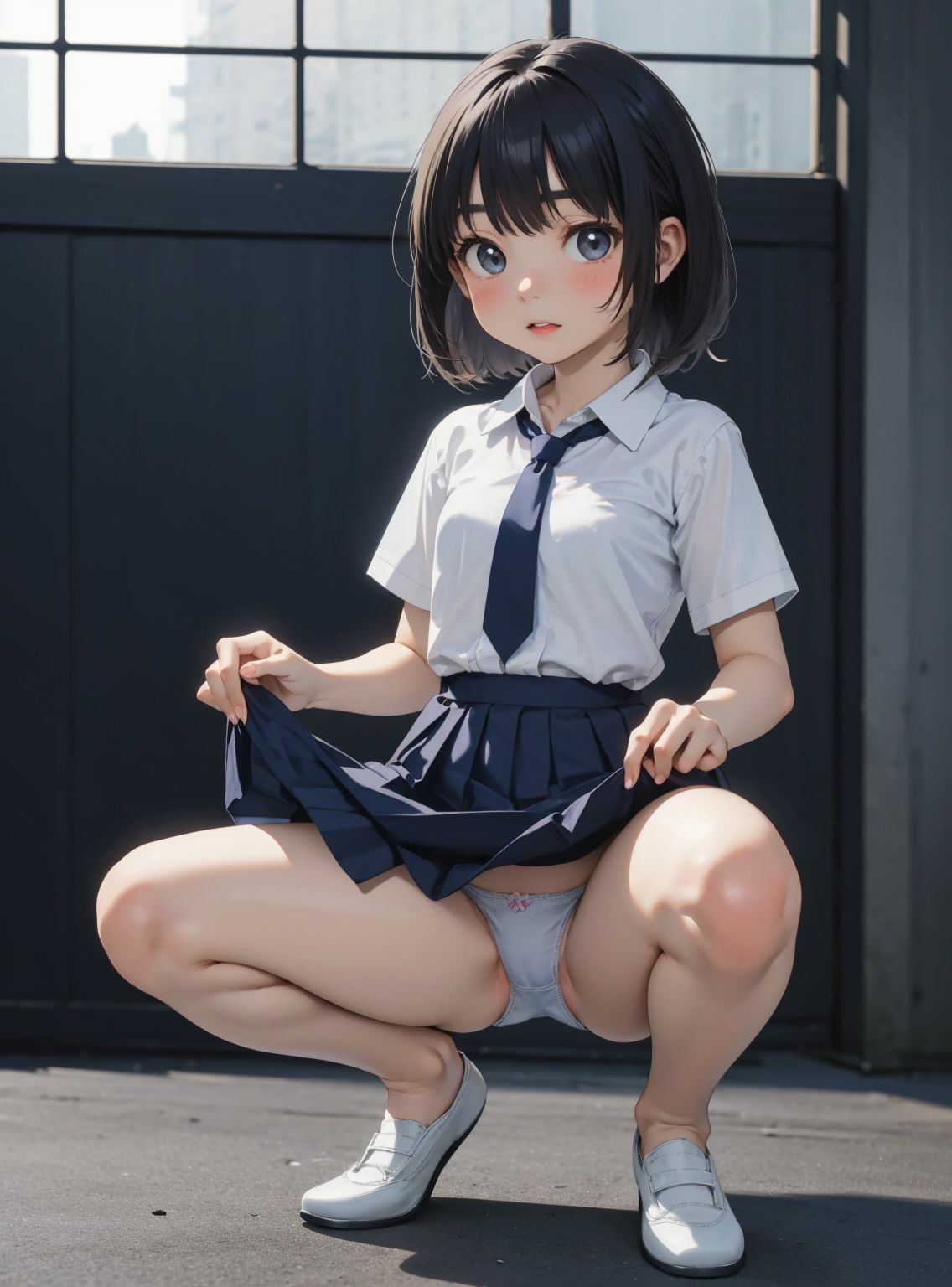 サンプル画像3:パンチラ女子〇生10(川瀬と遊園地) [d_334745]