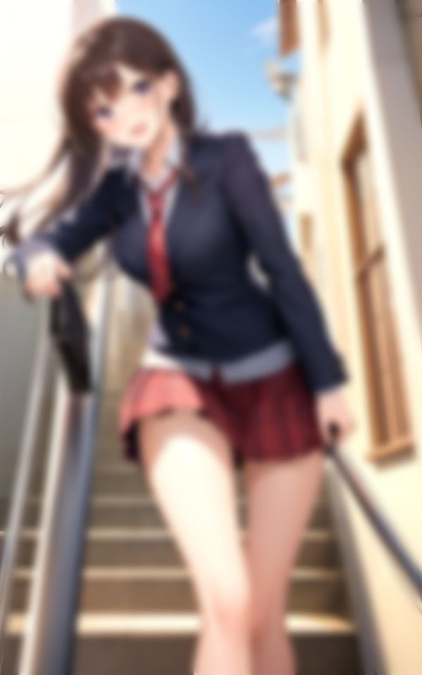 サンプル画像2:卒業式の帰り｜18歳の巨乳美女が卒業式でパンチラをする童顔美女！(厳選えろコレクション) [d_334782]