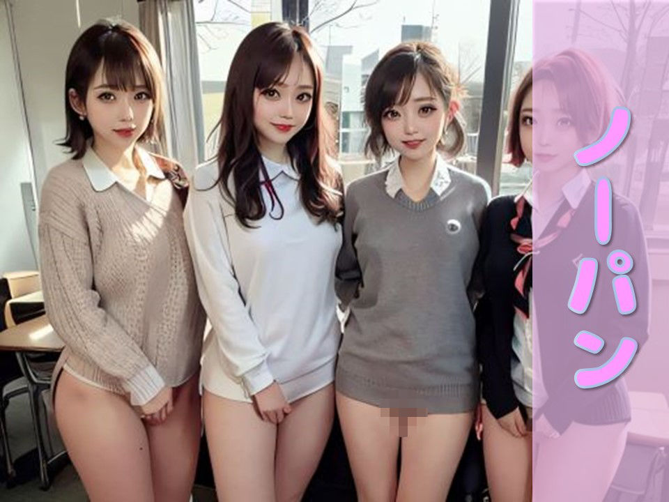 サンプル画像3:制服美少女シリーズ 〜美少女ギャル全裸で大集合！〜(制服美女ん) [d_334905]