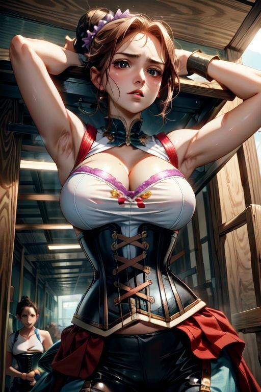 サンプル画像1:爆乳AIコルセット1(AI出版) [d_334906]