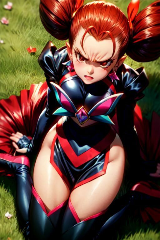 サンプル画像3:爆乳AIダークヒーロー1(AI出版) [d_334919]