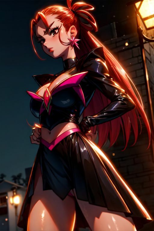 サンプル画像6:爆乳AIダークヒーロー1(AI出版) [d_334919]