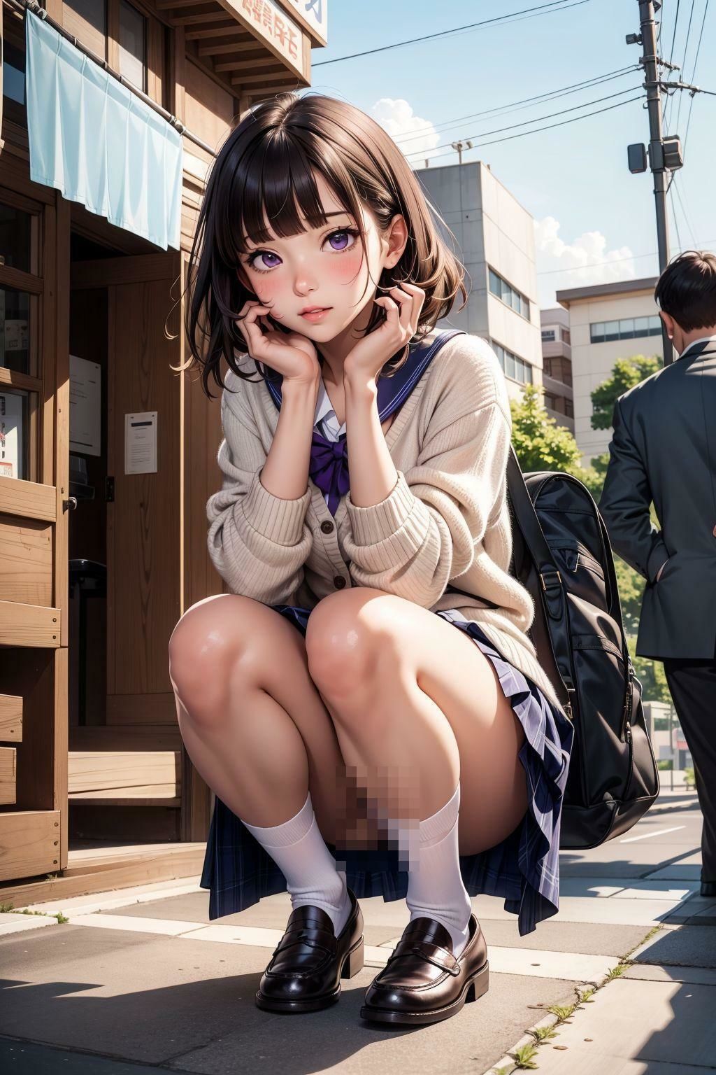 サンプル画像1:おしっこするなら外でする(ネオンノクターン) [d_334998]