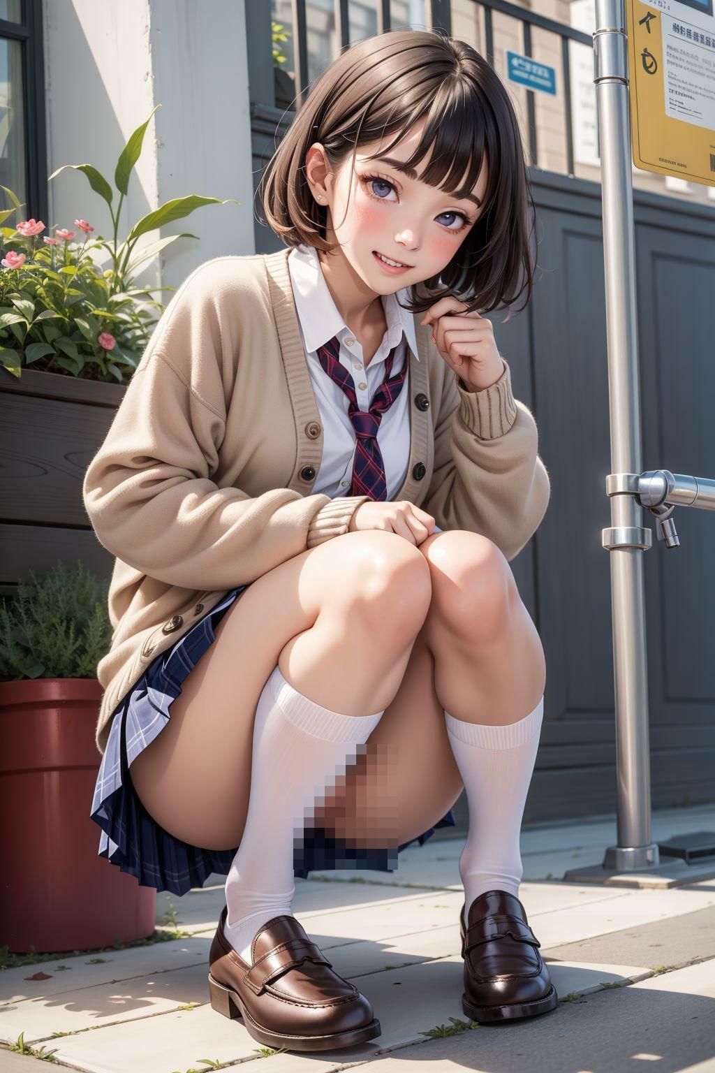 サンプル画像2:おしっこするなら外でする(ネオンノクターン) [d_334998]