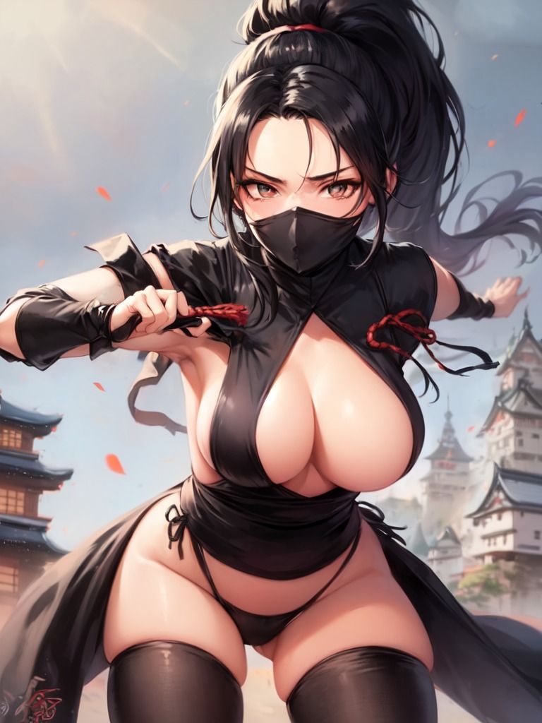 サンプル画像1:捕らわれ犯●れたくノ一(ぽりっしゅ本舗) [d_335039]