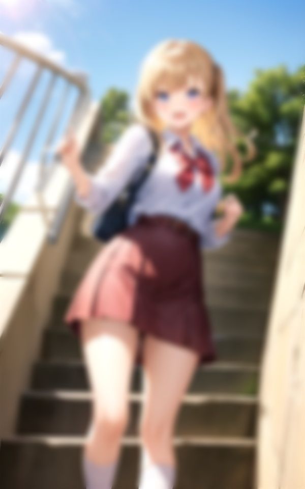 サンプル画像2:幼馴染のパンツ｜放課後に一緒に帰ってパンツを覗くスペシャル〜おしっこが染み付いたパンティ〜(とぅいんくる) [d_335053]