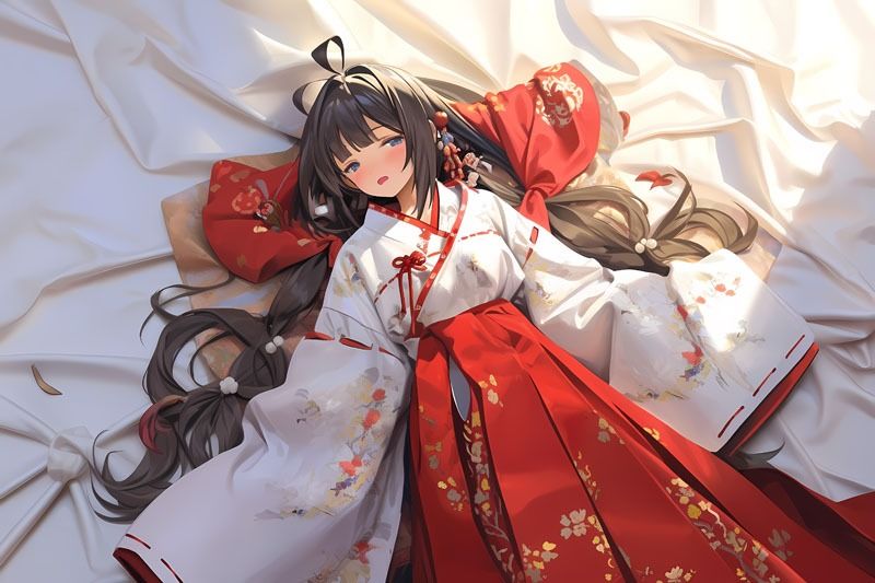 サンプル画像2:巫女さんだって発情しちゃう(Dresscco) [d_335059]