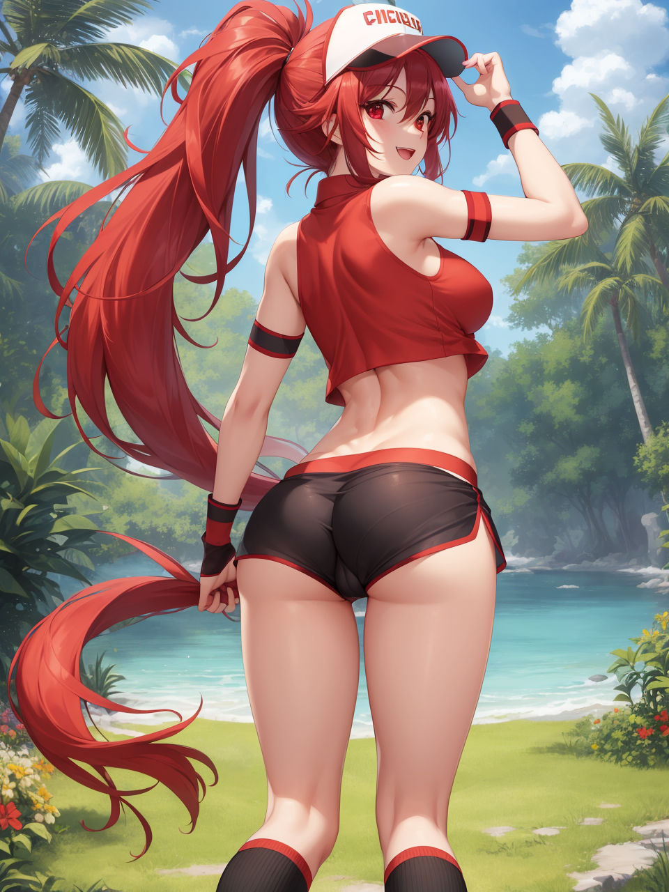 サンプル画像3:お尻のきれいな美少女たち〜AIイラスト集〜(くりきんとん) [d_335066]