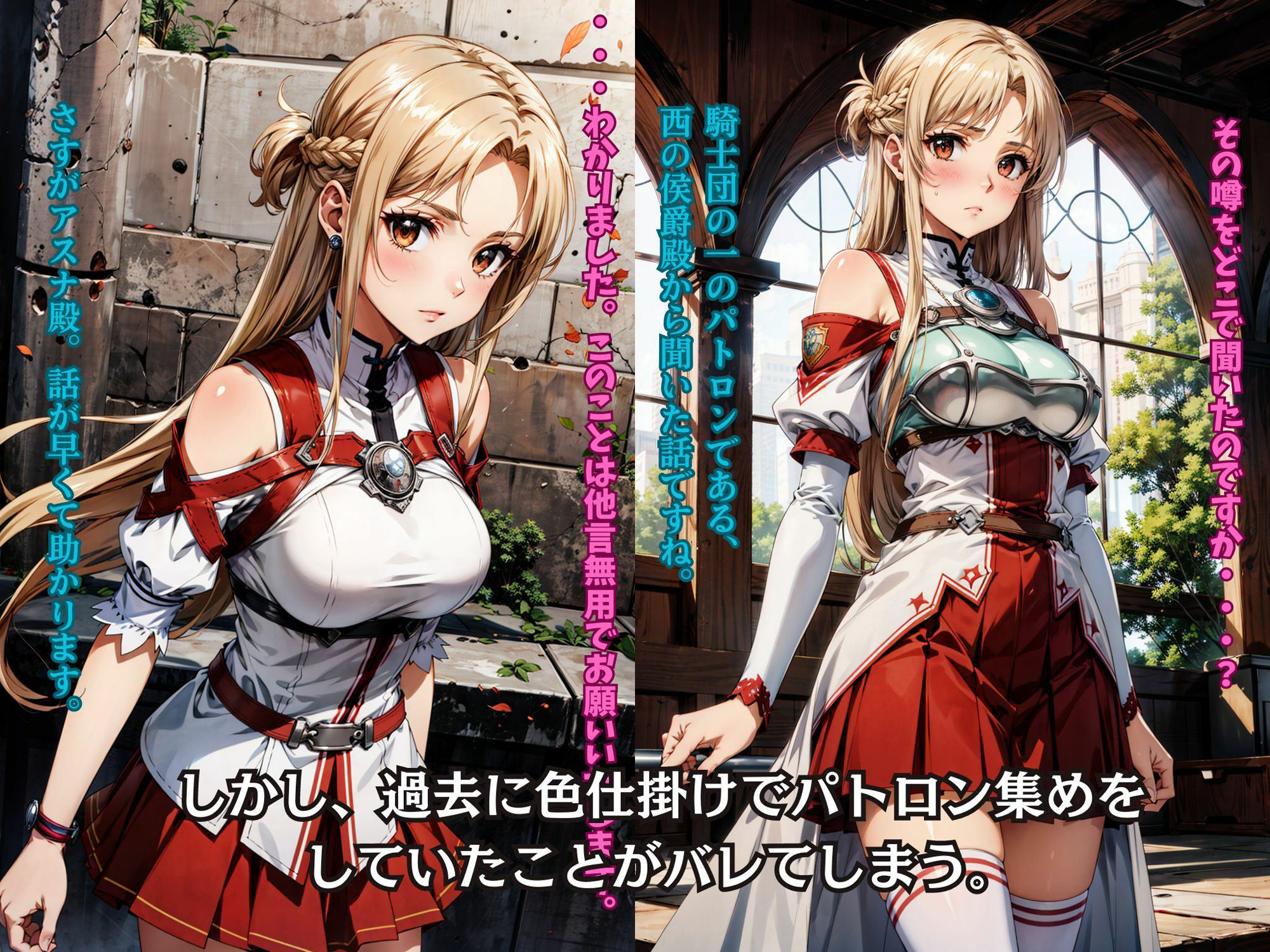 サンプル画像3:アスナ、金持ちおっさんと援交する〜パトロン集めのはずが快楽堕ち(okita) [d_335082]