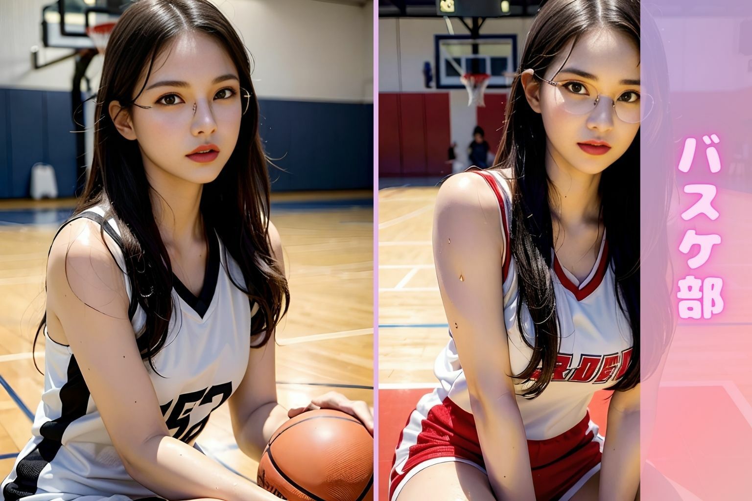 サンプル画像5:【300枚】クラス1真面目なメガネ娘(AI美女画像作成所) [d_335126]