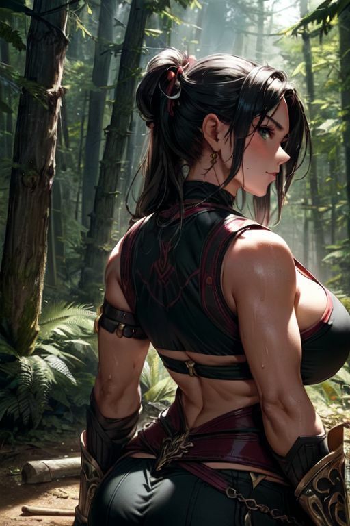 サンプル画像5:爆乳AIセクシーガウン1(AI出版) [d_335156]