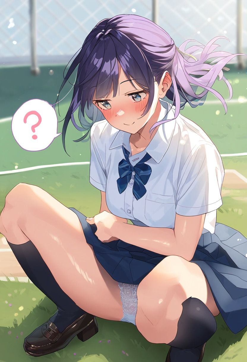 サンプル画像4:制服姿女子校生 パンチラ500枚イラスト集(美女名鑑/タトゥー) [d_335166]