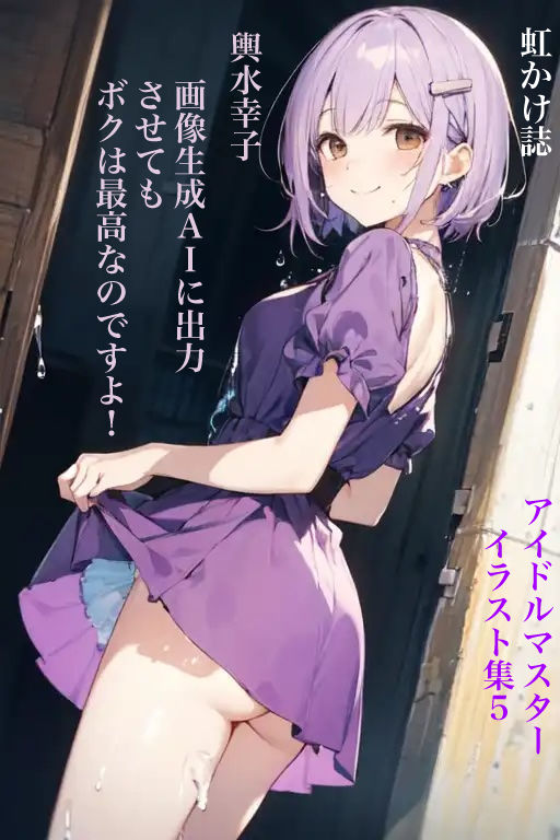 サンプル画像1:虹かけ誌 アイドルマスター イラスト集5 輿水幸子 画像生成AIに出力させても、ボクは最高なのですよ！(九情承太郎商店) [d_335172]
