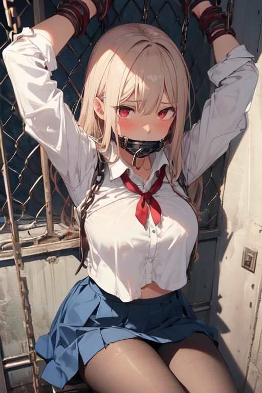 サンプル画像1:【微エロ】捕らえられ拘束された女子●生達【総枚数185枚】(満点星) [d_335258]