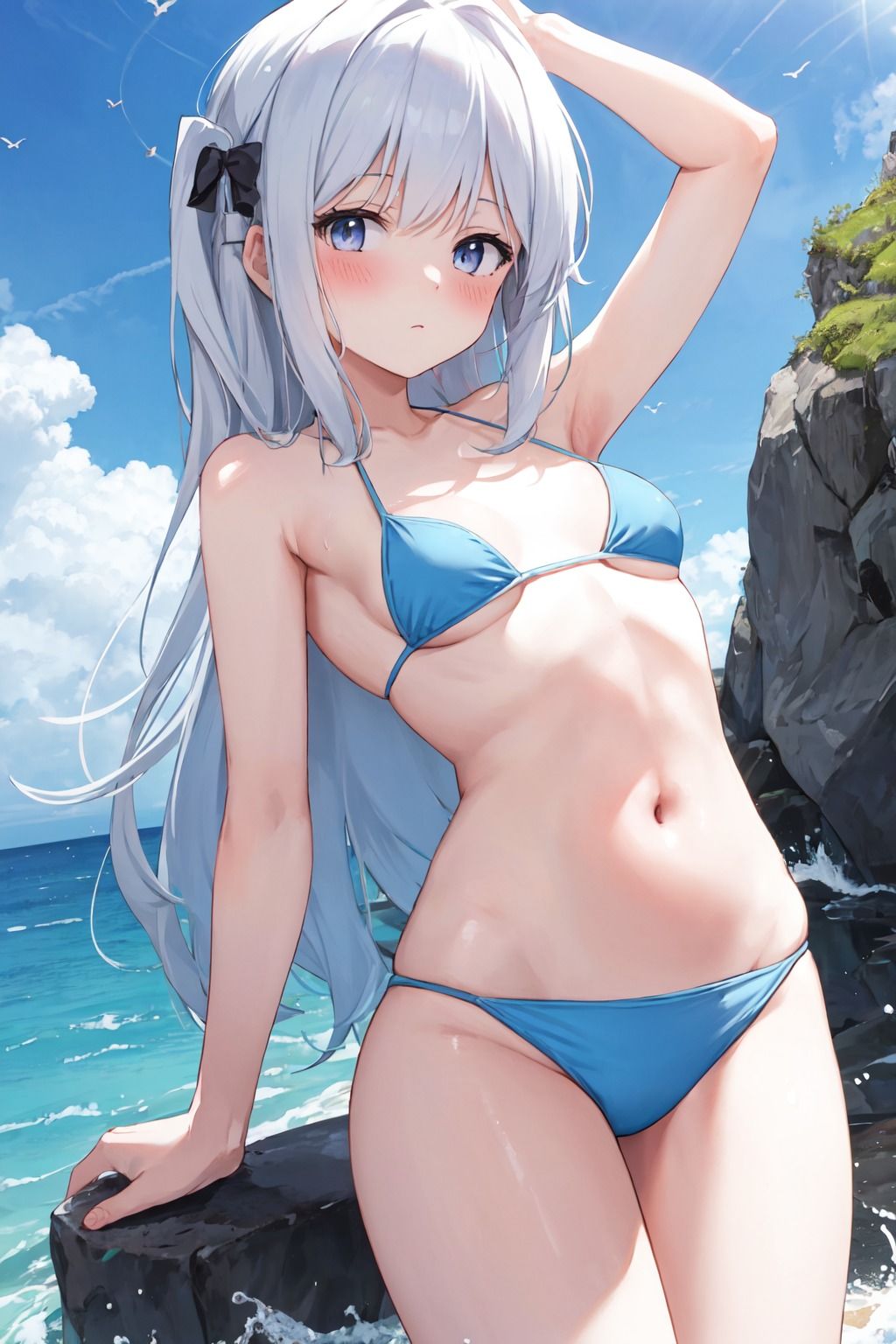 サンプル画像2:月○ミヤコのグラビア？撮影(かもかも南蛮) [d_335277]