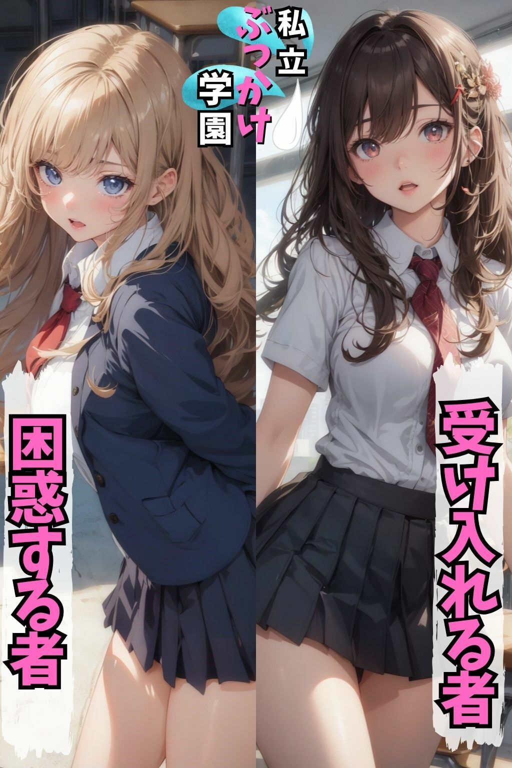 サンプル画像2:私立ぶっかけ学園(水無月AI子の部屋) [d_335288]