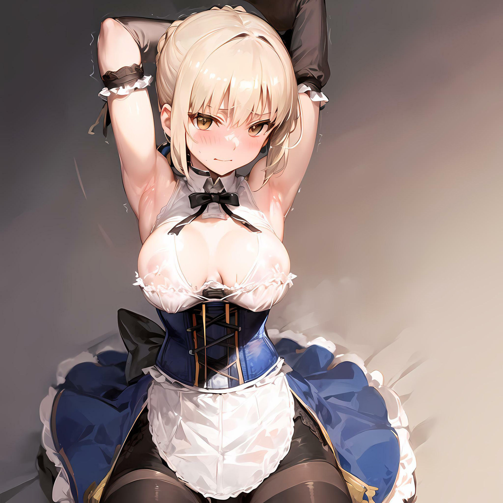 サンプル画像5:キャラフェチ 騎士王 おっぱいメイド編(フェチ工房) [d_335305]