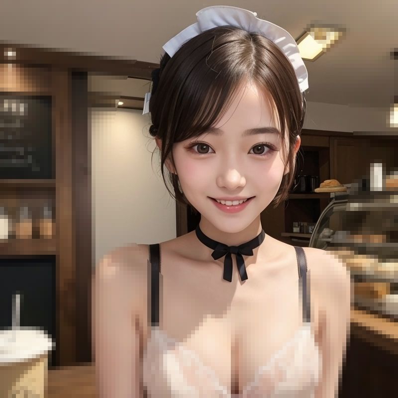 サンプル画像1:ショートカットメイド(ピンキー) [d_335337]