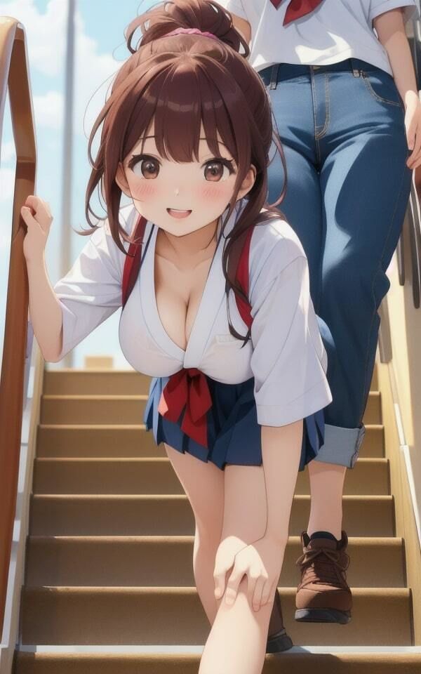 サンプル画像1:初めて出来た彼女とエチエチ旅行記録(エーアイ18) [d_335415]