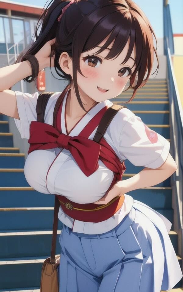 サンプル画像2:初めて出来た彼女とエチエチ旅行記録(エーアイ18) [d_335415]