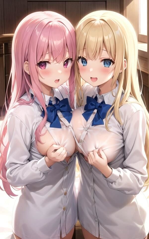 サンプル画像4:可愛すぎるピチピチ双子JKのエッチな撮影会(えい愛製作委員会) [d_335417]