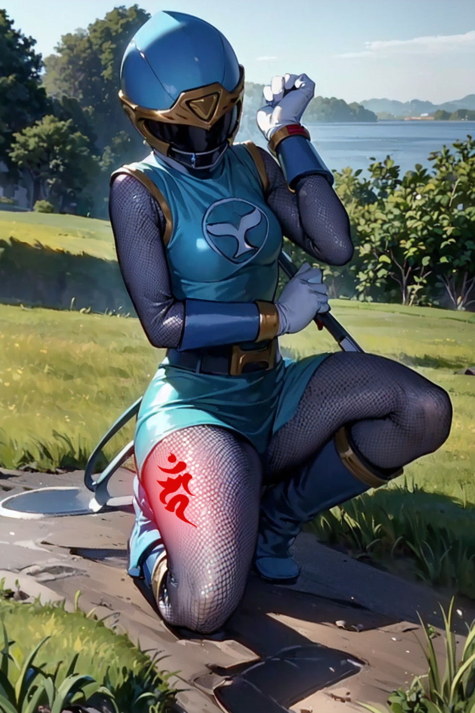 サンプル画像3:水忍ピンチCG集(AIヒロピン研究所) [d_335427]