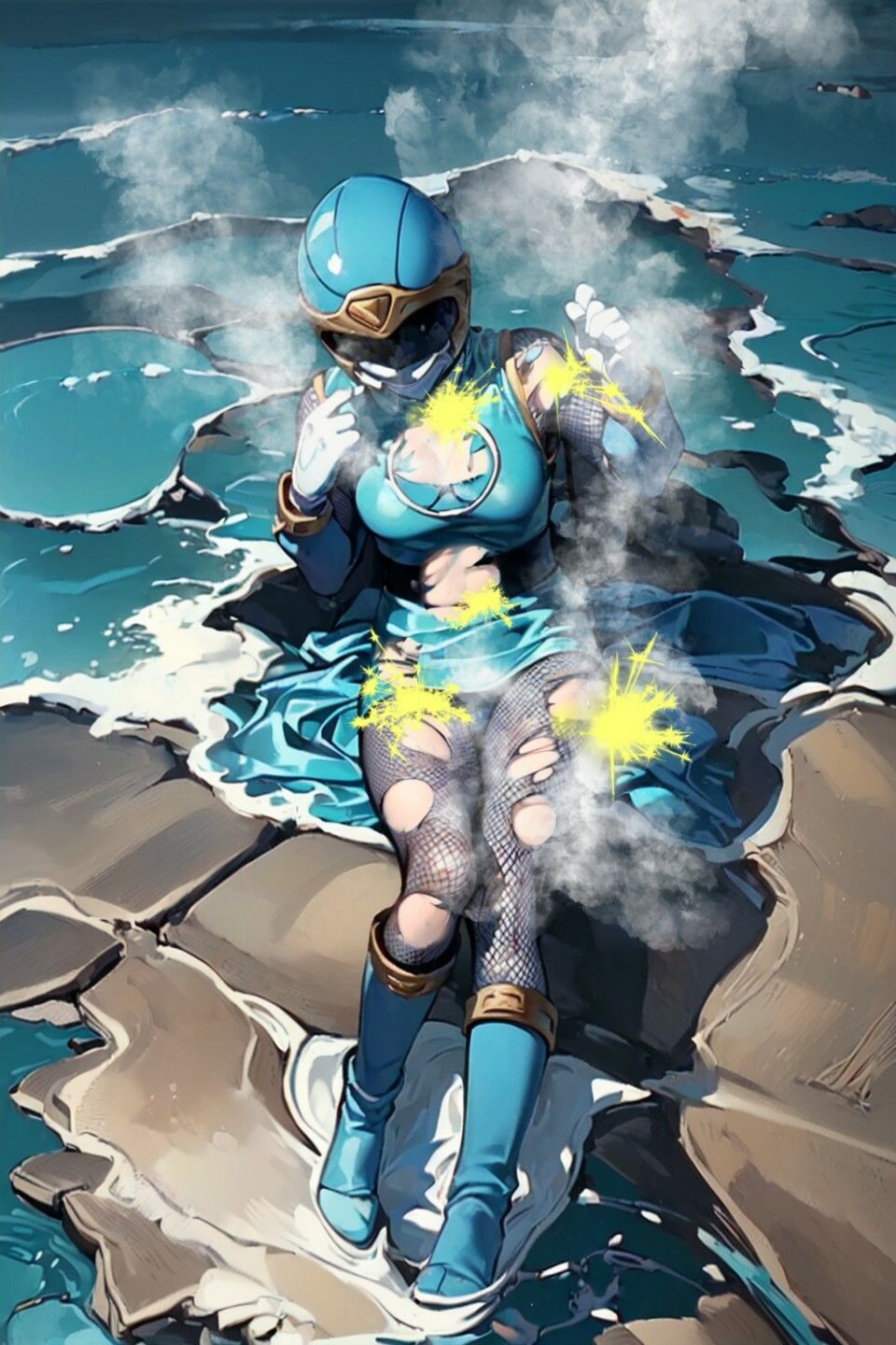 サンプル画像5:水忍ピンチCG集(AIヒロピン研究所) [d_335427]