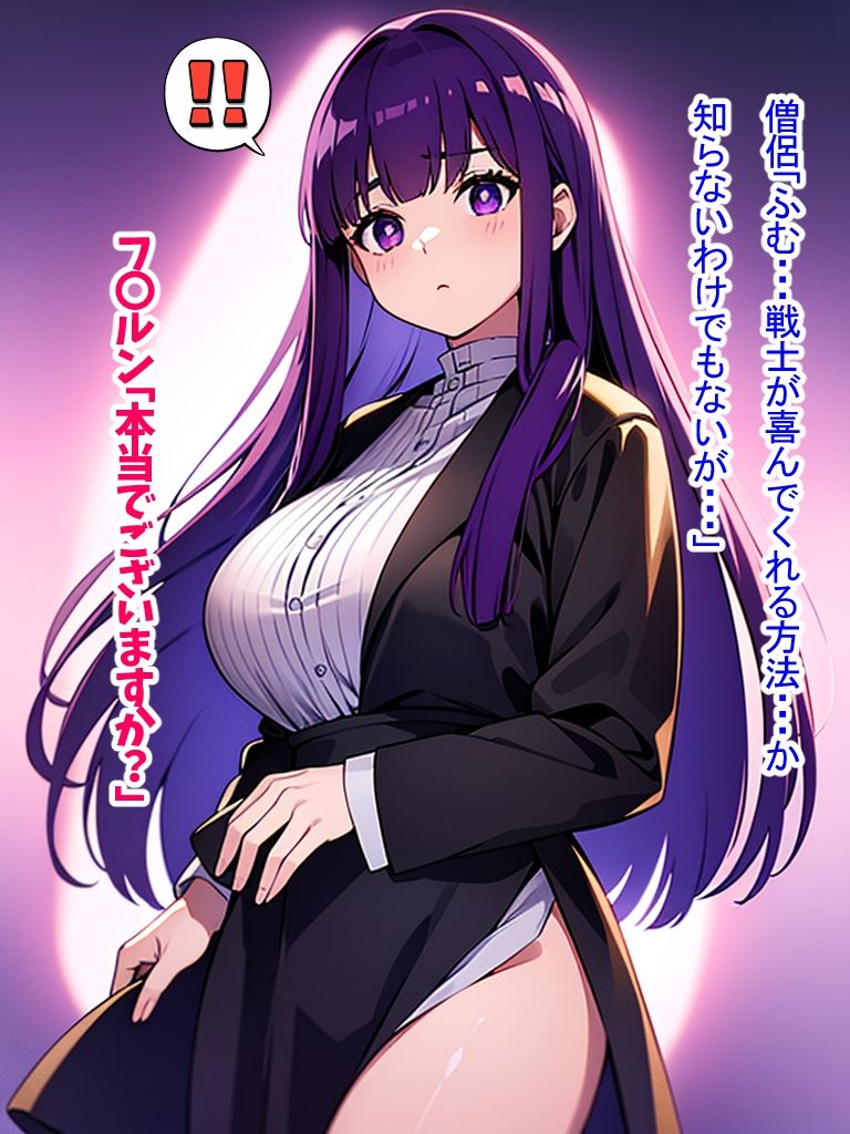 僧侶に恋愛相談していたら熟練チ〇ポにドはまりしちゃった爆乳魔法使い（CG集・マンガ73p）