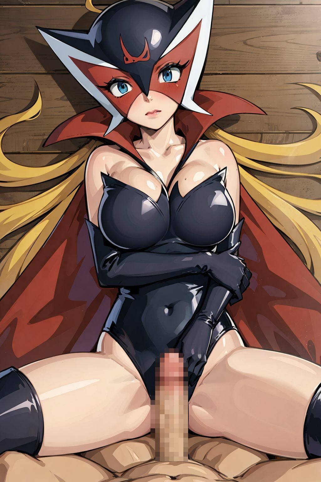 サンプル画像6:ヤッターマ◯コ覆面プレイ ドロ◯ジョ編(スケクラ) [d_335486]