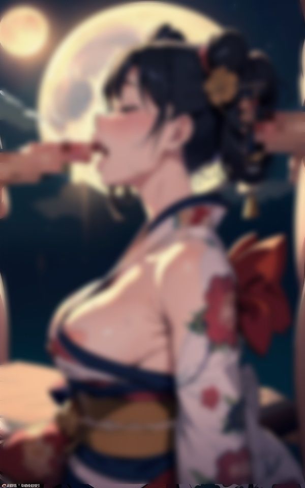 サンプル画像2:修学良好で着物に精子ぶっかけ！巨ちんに着物ギャルがむしゃぶりつく特集(美少女戦隊神レンジャー) [d_335550]