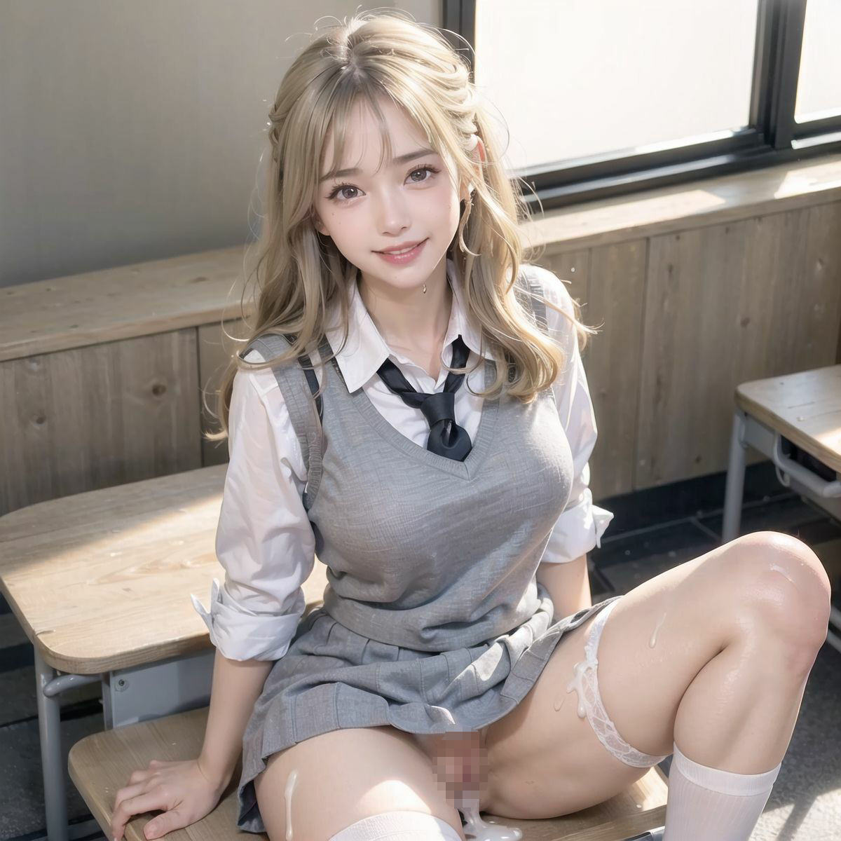 サンプル画像1:現役アイドルのえっちな放課後(あんこもちやさん) [d_335557]