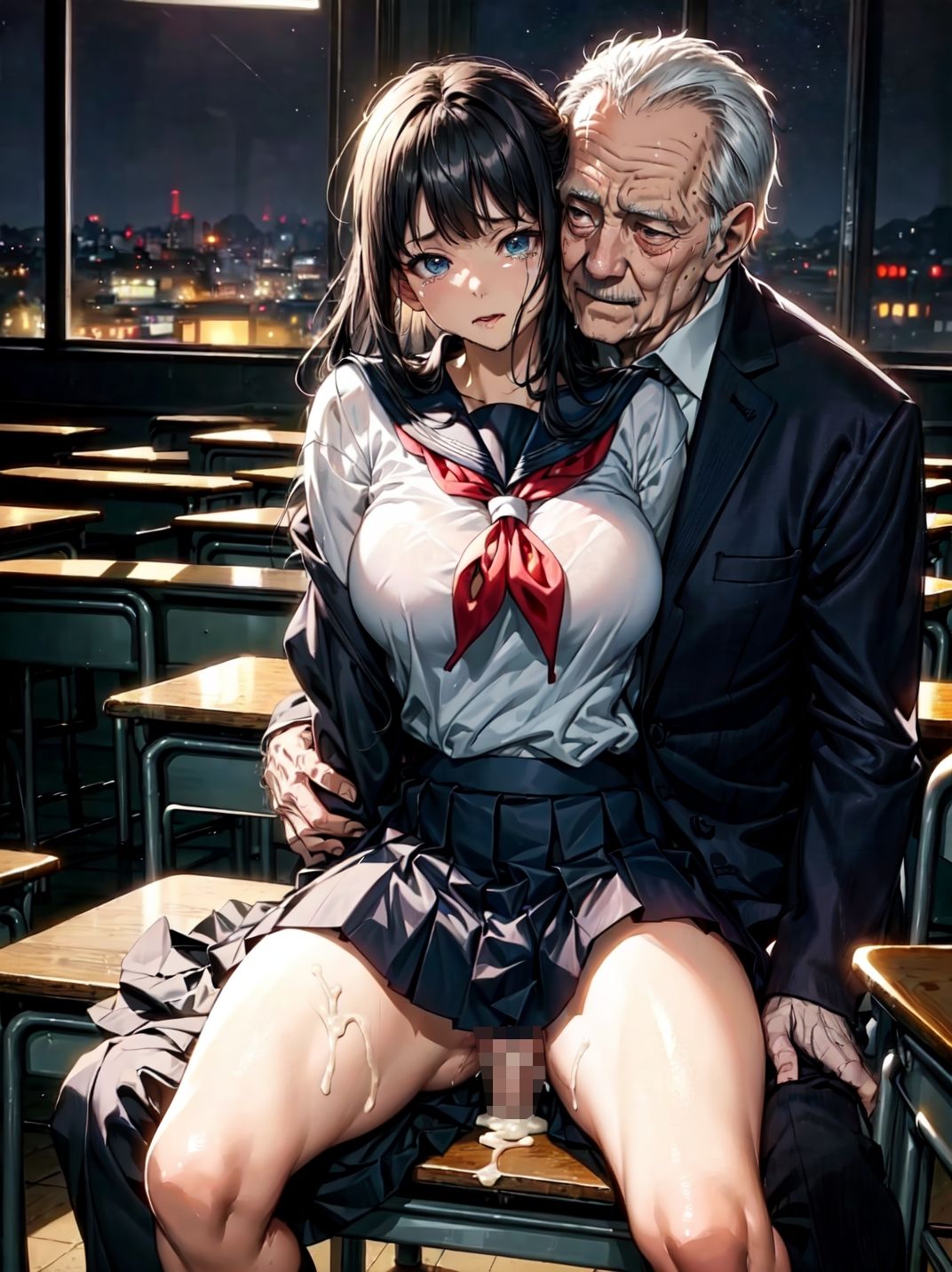 サンプル画像3:教師に犯●れた女生徒4(studio1111) [d_335589]