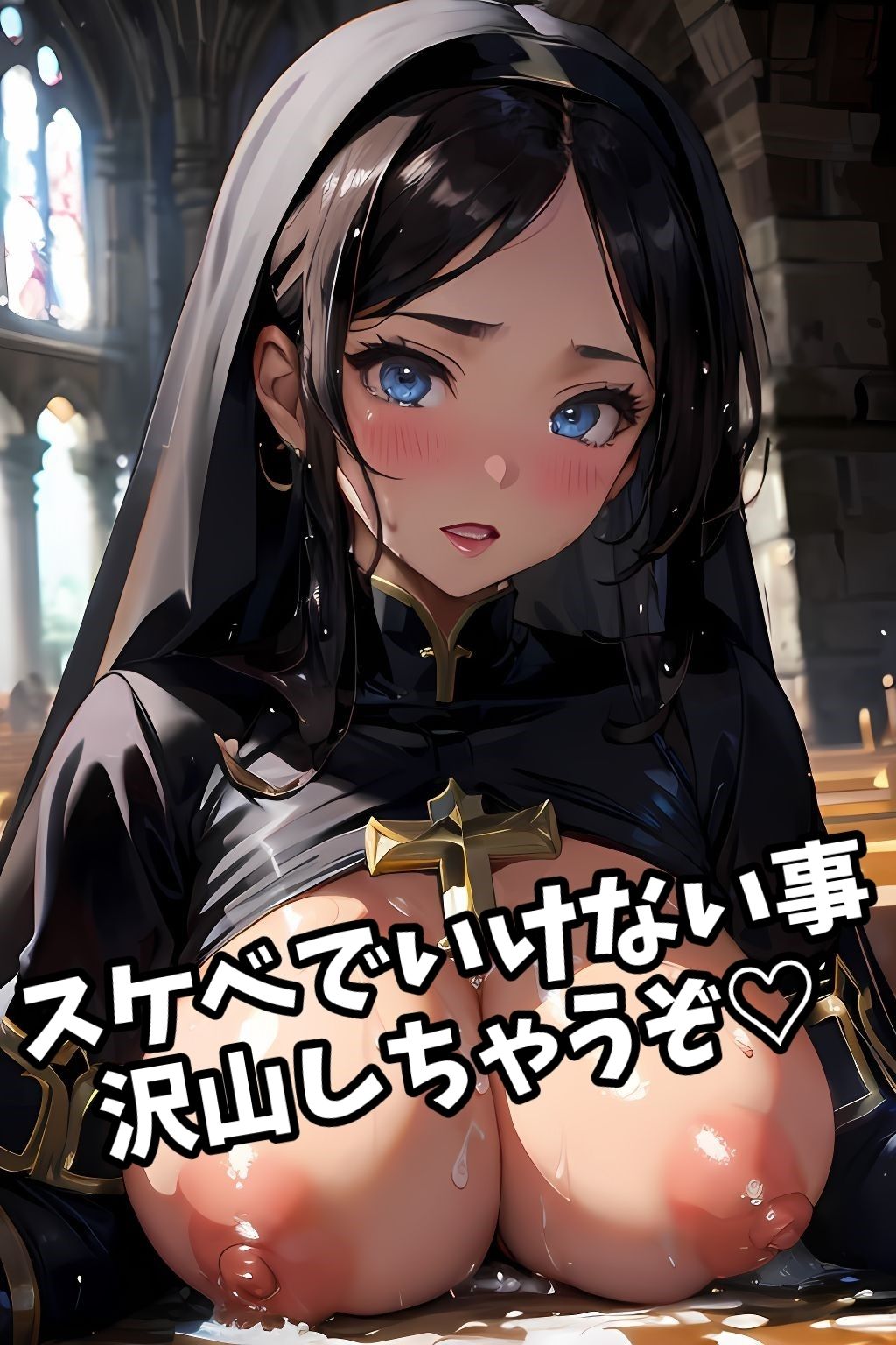 サンプル画像6:えろえろシスター(えちえちむふふに) [d_335599]