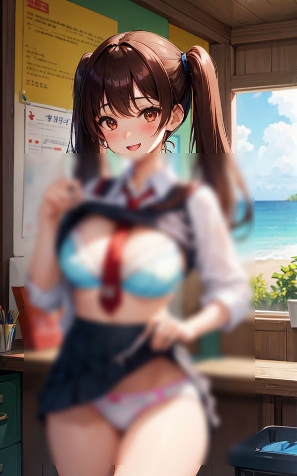 サンプル画像4:ちょっとだけ見せてあげるね(ミルクキング2) [d_335628]