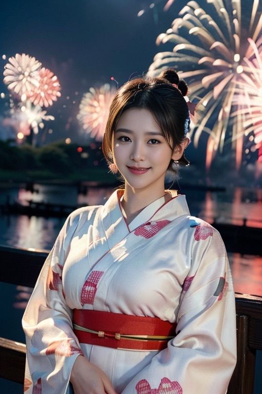 サンプル画像1:和風美の極致:AI浴衣特集(美女開発部門) [d_335667]