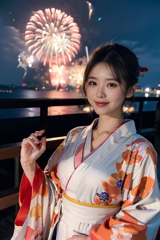 サンプル画像3:和風美の極致:AI浴衣特集(美女開発部門) [d_335667]