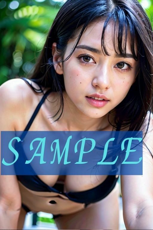 サンプル画像4:ビキニ洗車で働く巨乳ギャル達 脱ぎ過ぎ危険？写真集(生成美女まにあ) [d_335681]